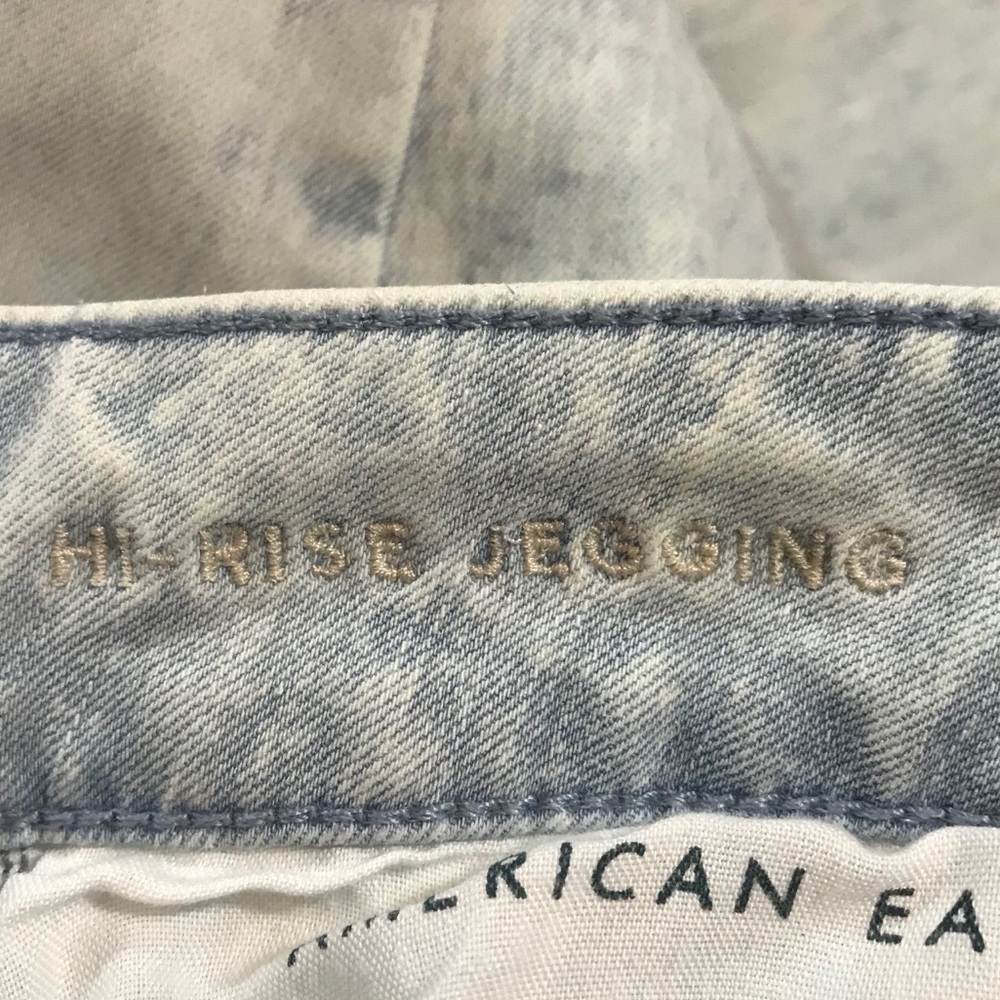 NEW AMERICAN EAGLE acid wash distressed jeans 6 ae - Picture 5 of 13